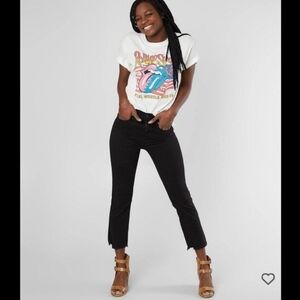 Levi’s Black Mile High Crop Flare Black 32